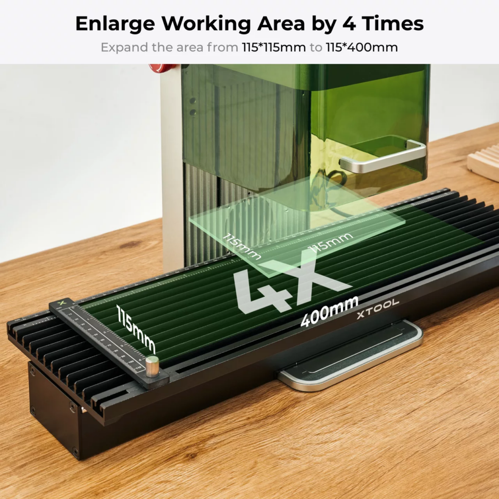 xTool F1 slide extension (stock product photo)